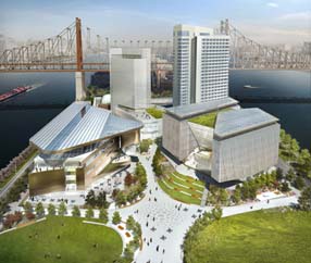 The Cornell Tech Campus, Roosevelt Island, Manhattan, New York